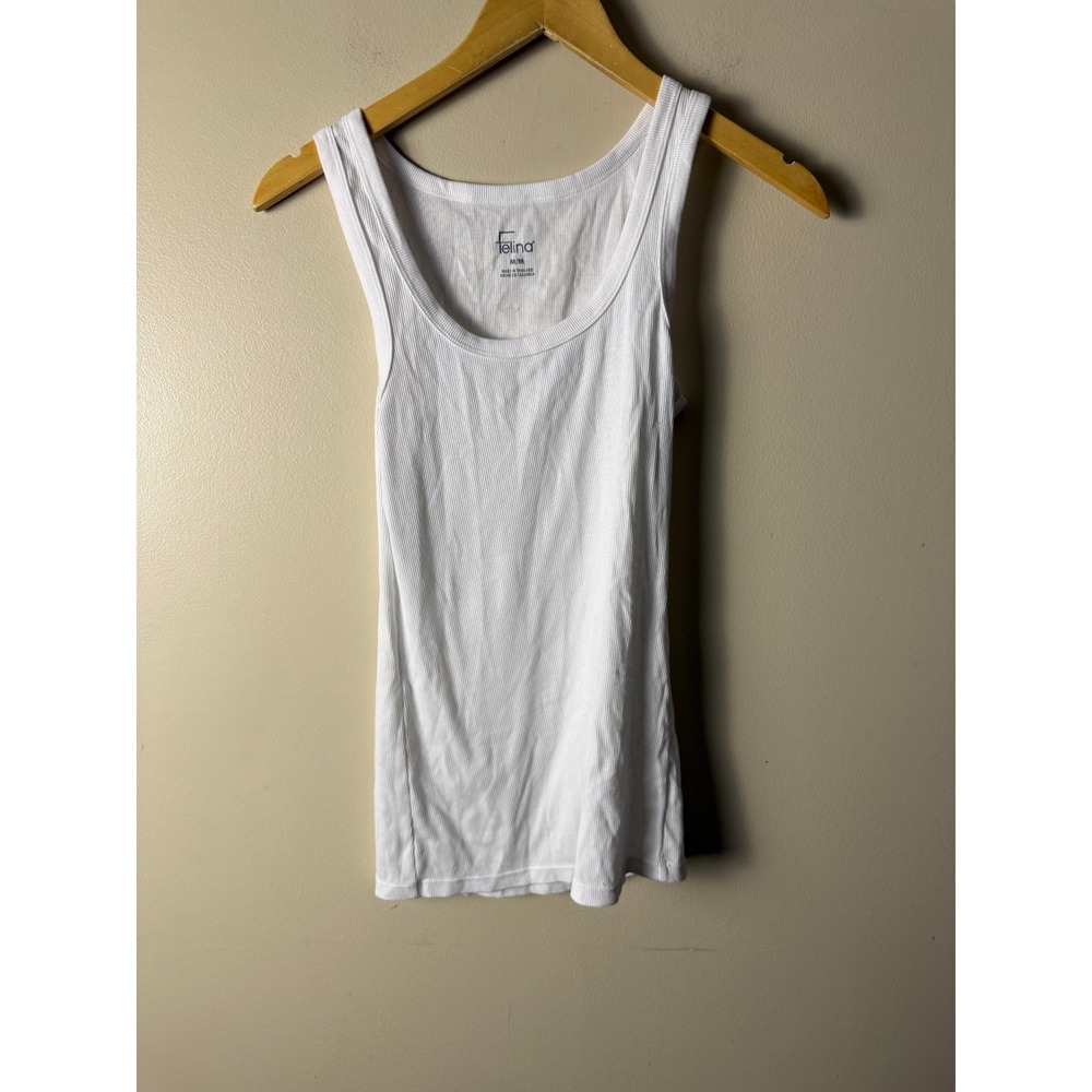Felina Sleeveless Tank Womens M White‎ Casual Brethable